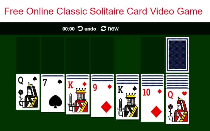 classic solitaire card
