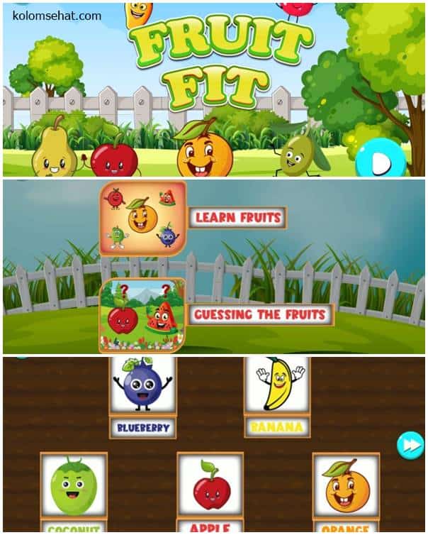 game pembelajaran buah